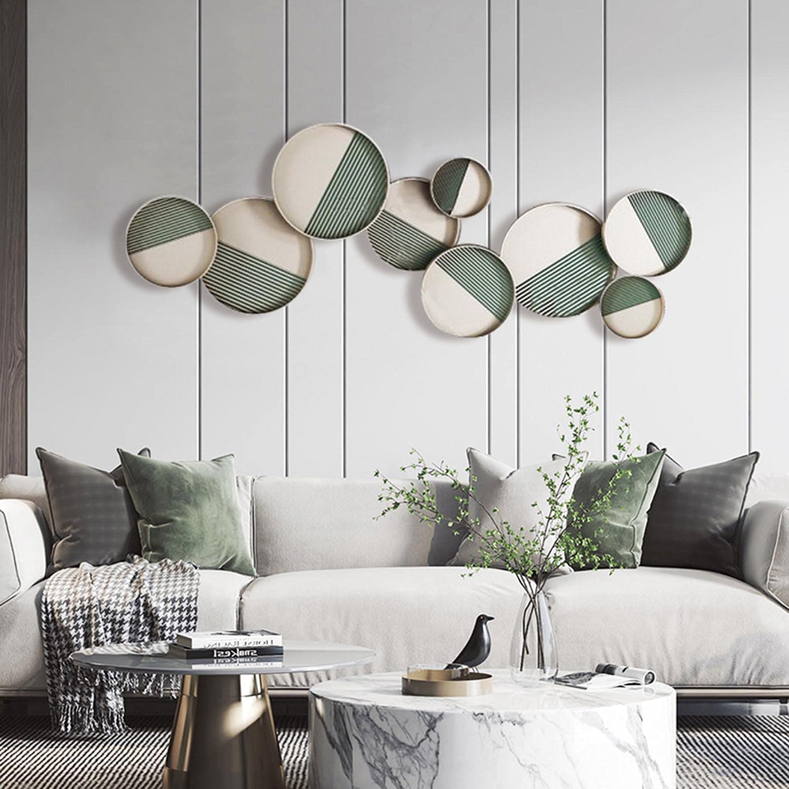 Modern Metal Wall Art Circle Eclipse Gold Metal Circular Modern Wall