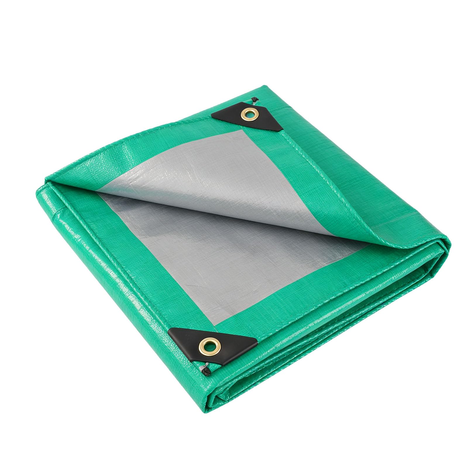 Lona impermeable verde de 100x310 cm en polietileno resistente al moho 1