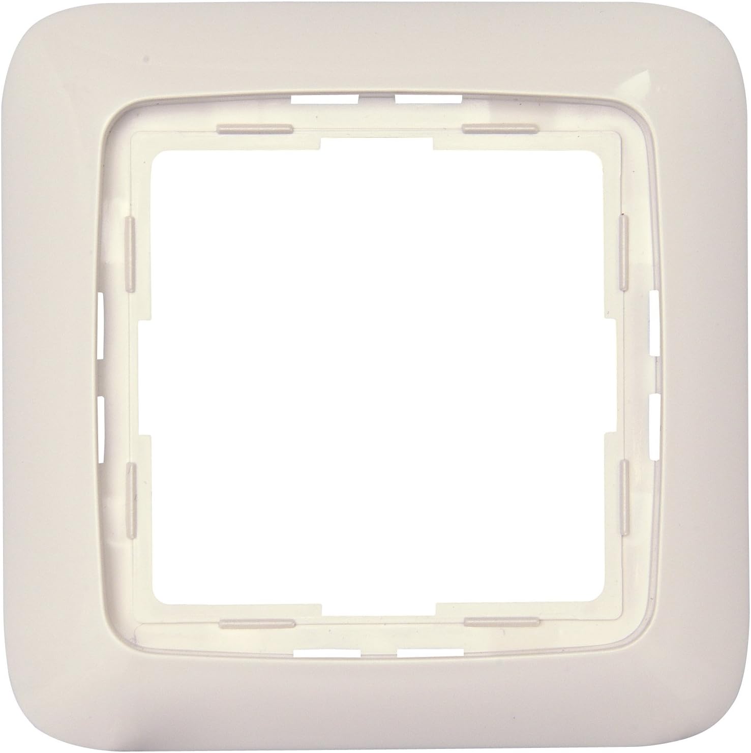 Kopp Single Cover Socket RIVO Pure White (RAL 9010) 404117065, 1 Piece