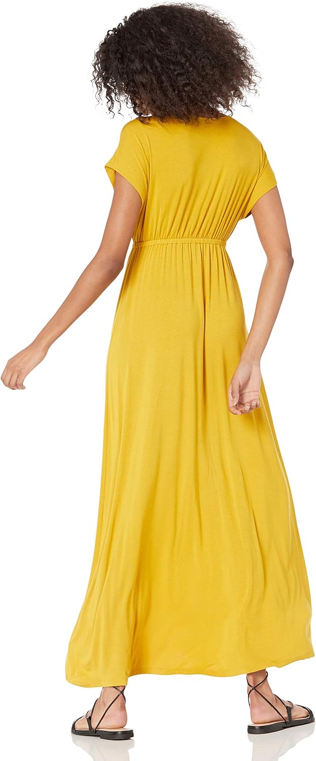 Amazon Essentials Women's Waisted Maxi Dress (Available in Plus Size) - Image 3
