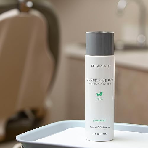 Miniatura 4 de CariFree Enjuague de mantenimiento menta enjuague bucal con flúor  Cuidado bucal anticavidad recomendado por dentistas  Neutraliza el pH  Refresca