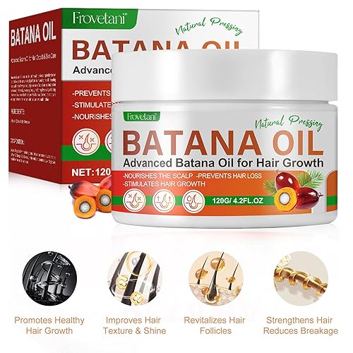 Miniatura 6 de Aceite de batana para el crecimiento y reparación del cabello, 100% natural, puro, sin refinar, aceite orgánico para evitar la pérdida de cabello,