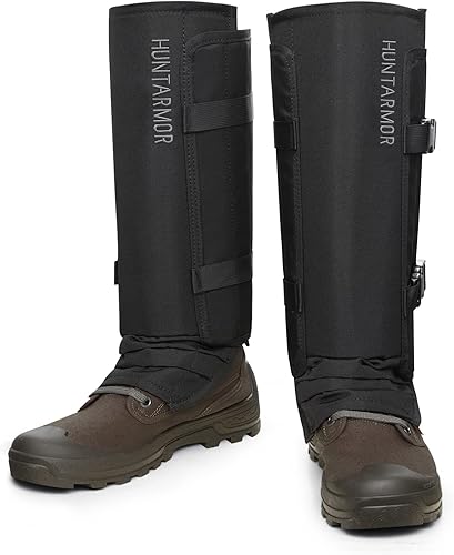 Miniatura 8 de Snake Gaiters Leg Guards Waterproof Snake Chaps for Hunting, Adjustable Leg Gaiter Snake Bite Protection for Lower Legs, Lightweight Flexible Design