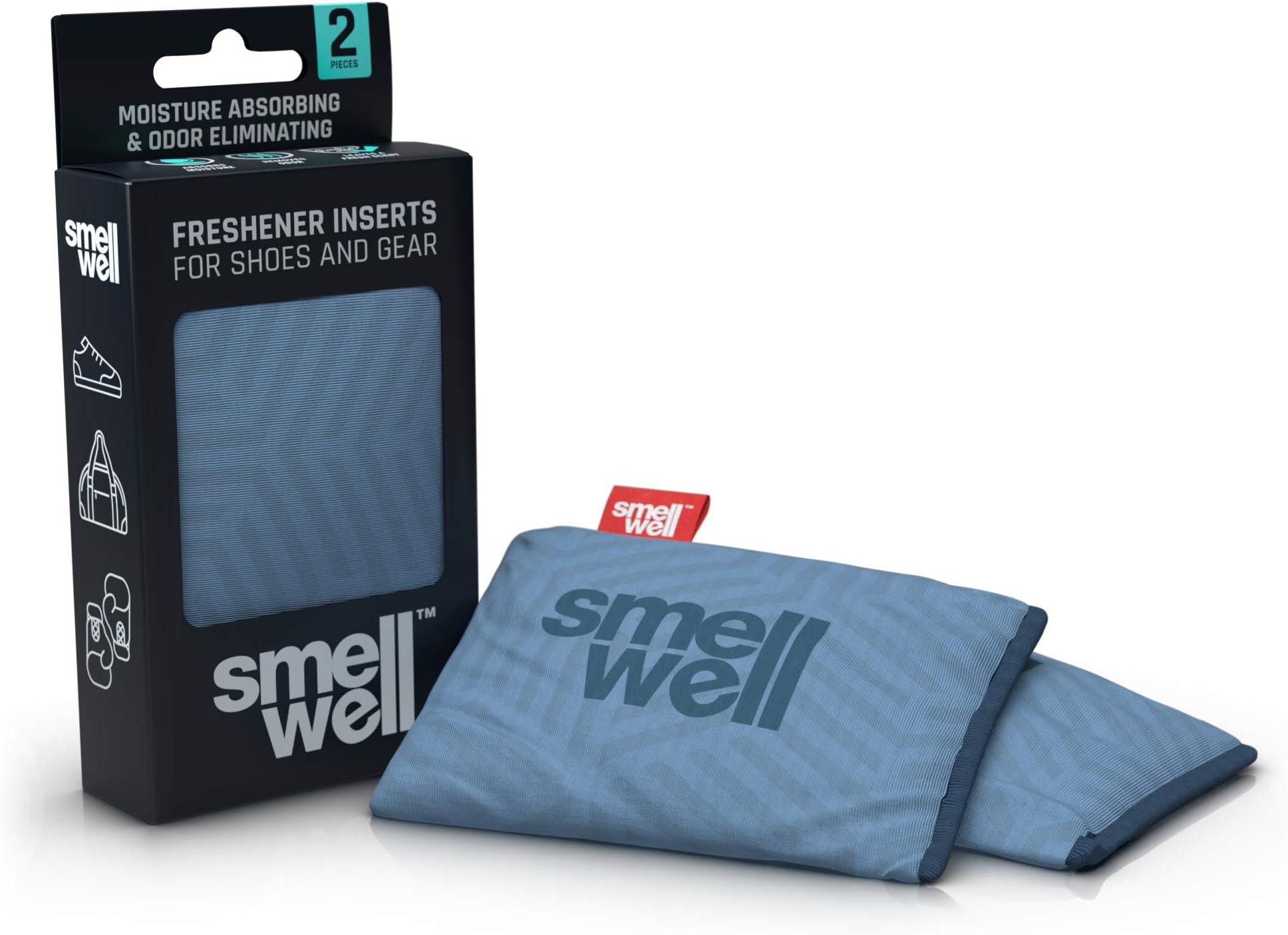 SmellWellActive Original, Geometric Grey, Contains 2 pieces (1pair)