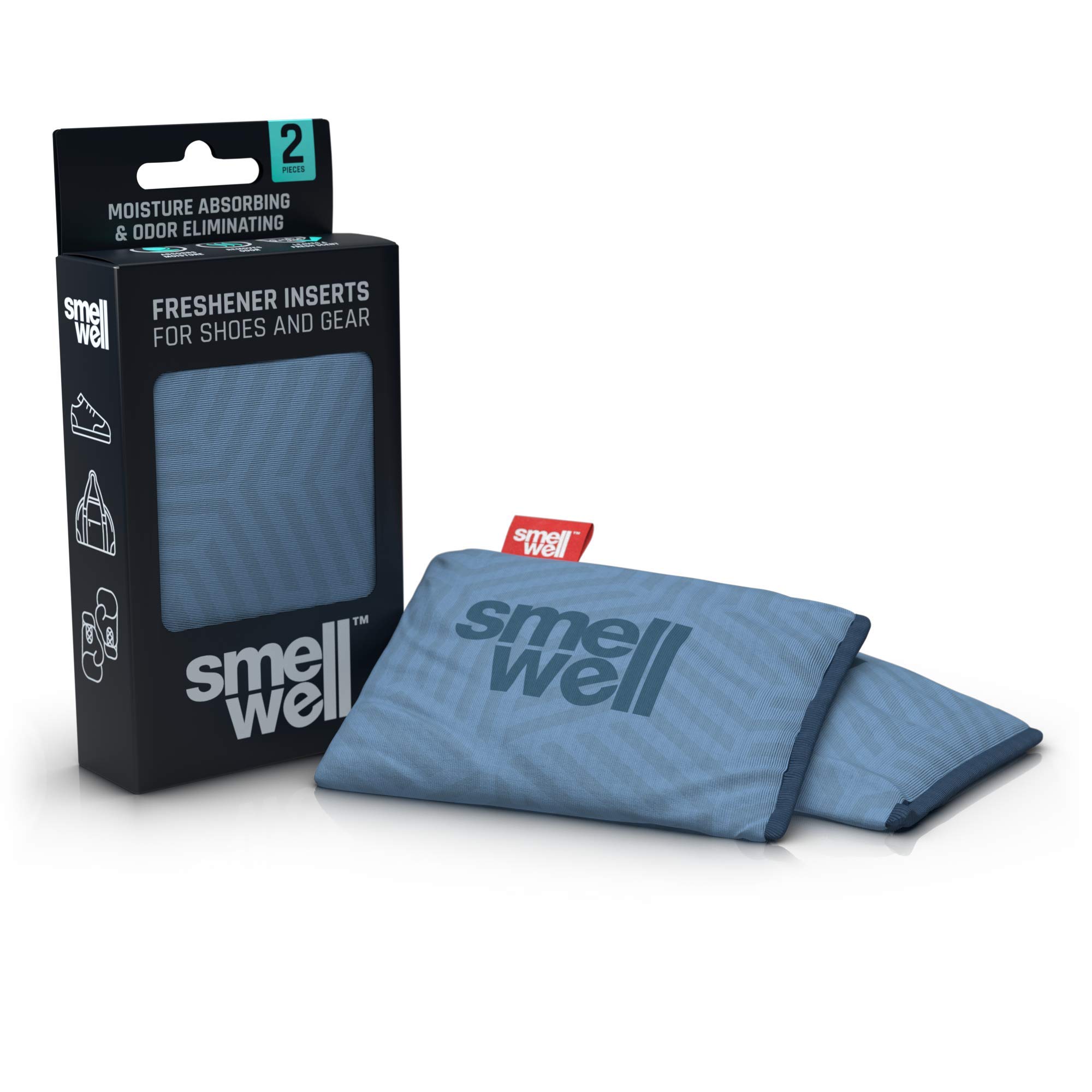 SmellWellActive Original, Geometric Grey, Contains 2 pieces (1pair)