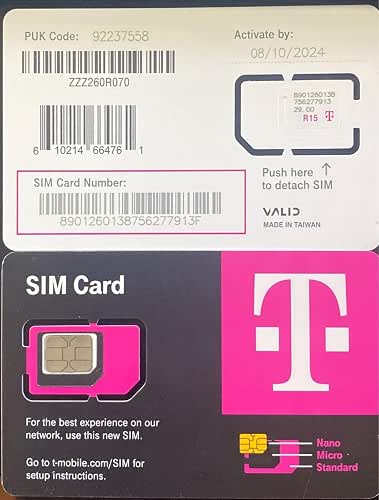 (10) T-Mobile SIM Card R15 5G 4G LTE TMobile Triple