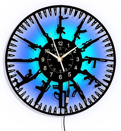 Check Out the First Preview of the Wireless DualSense Controller – Limited Edition 007 First Light 11 71HA67SbVRL. AC SY450 Guns LED Vinyl Record Wall Clock, 12 Inch 7-Color Night Lamp Firearms Theme Decoration, Black Wall Decor for Kids Room/Game Room/Living Room, Christmas for Boy/Boyfriend/Husband/Friend