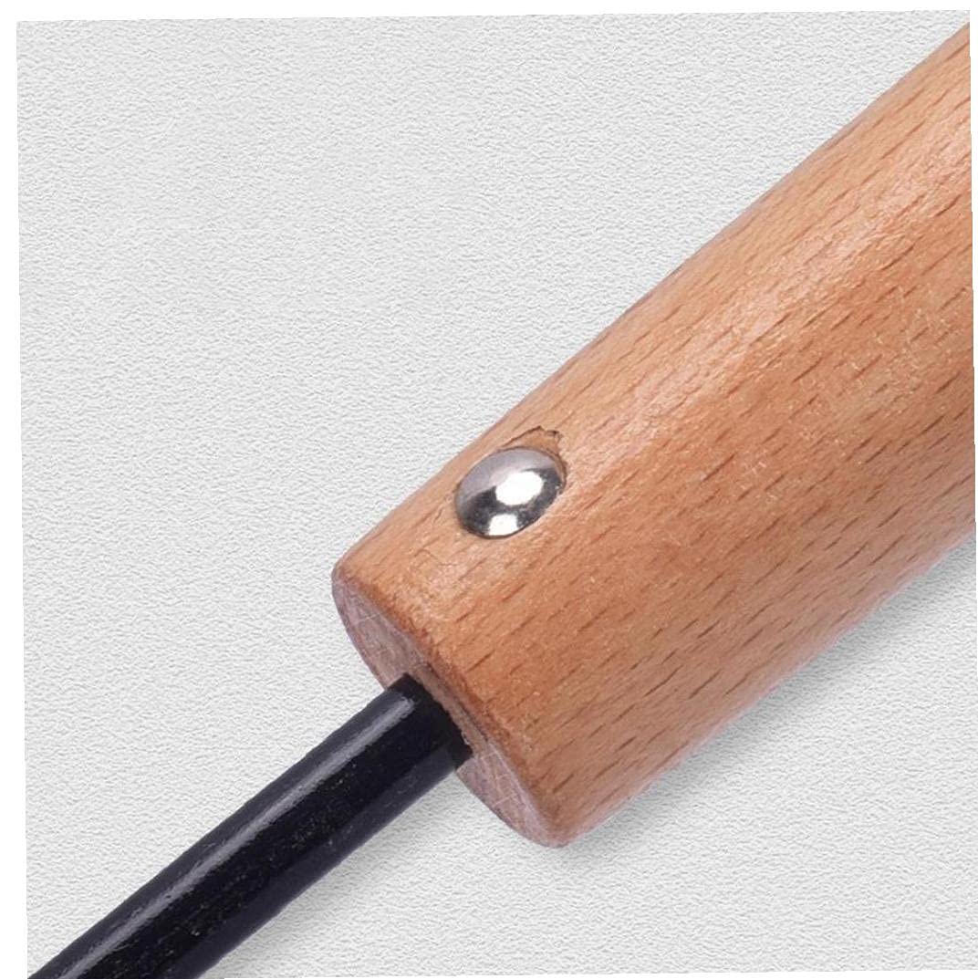 Gartenhaken Mit 1 Klaue – 250 Mm, Karbonstahl, Holzgriff, Zum Lockern, Jäten & Umpflanzen (schwarz)