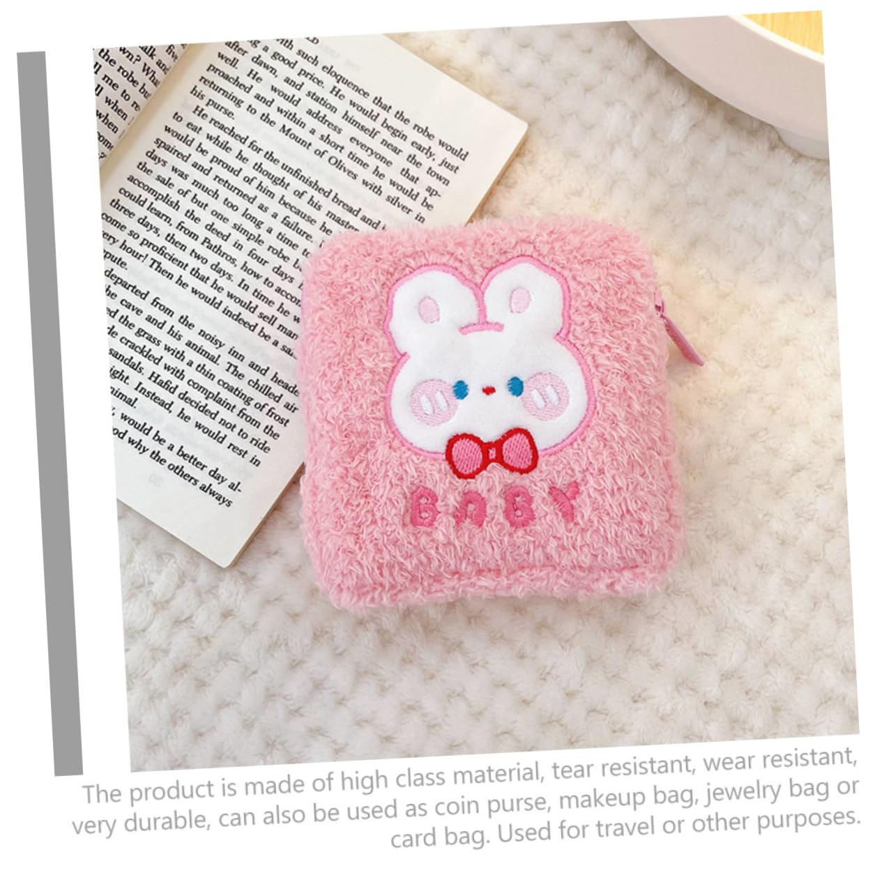 12piezas Bolsa De Almacenamiento De Toallas Sanitarias Bolsa Menstrual Reutilizable y Lavable Organizador De Compresas Para Niñas y Mujeres Diseño De Animales Para Viajes y Uso