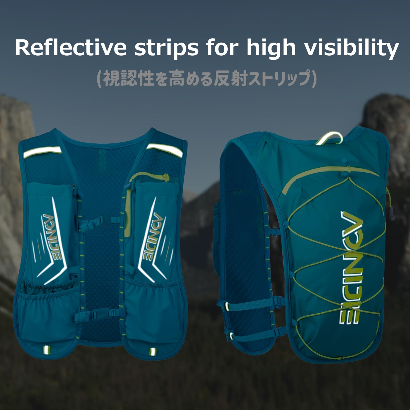 5 L Running Vest Backpack, Lightweight Hydration Vest Backpack for Women & Men Outdoor Sports, Marathon, Trail Race, Cycling, Hiking, Climbing
