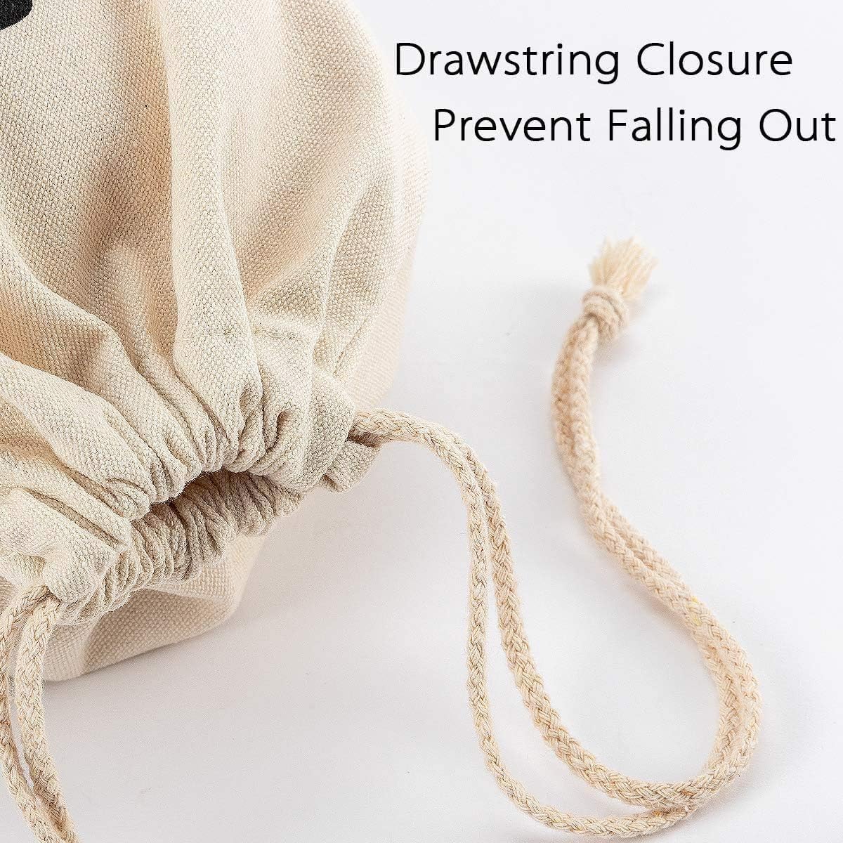 SCCFMM 20 Pack 6.3 x 9 Inches Small Linen Money Bags - Halloween Prop Money Bag with Dollar Sign, Drawstring Money Sacks for Bank Robber Costume Pirate Cosplay Theme Party