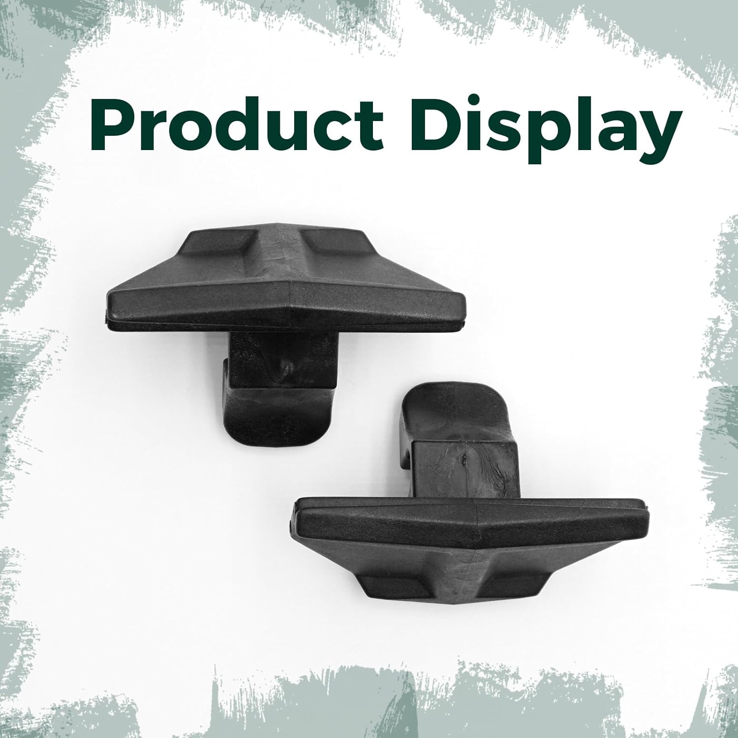 Lock & Ride Front Windshield Clamp Kit for Polaris Rzr 2207386, Lock & Ride Windshield Clamp Kit Plastic Replace 2882703 2882704 2883109, Black 2 PCS