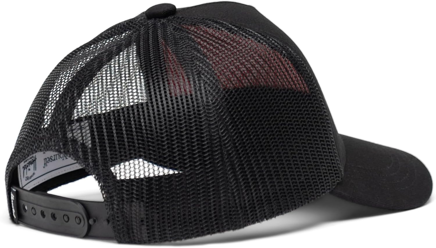 Herschel Girls' Whaler Mesh Hat (Toddler), Black Classic Logo - Image 2