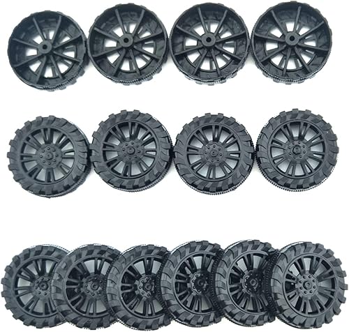 Miniatura 6 de EUDAX Rollo de plástico de 1.181 in x 0.315 in, eje de 0.079 in de diámetro y eje STEM de 0.079 in x 3.937 in, eje redondo para bricolaje, juguete a