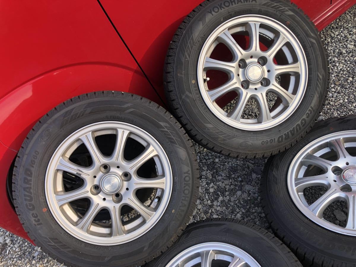 冬タイヤ 175/70R14 軽自動車旧車用アルミ付スタッドレス4本組