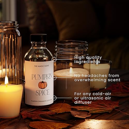 Miniatura 82 de The Magic Scent Aceite difusor de té blanco – Aromas de lujo para hotel y hogar – Difusor de aromas de aceite para el hogar diseñado para su uso