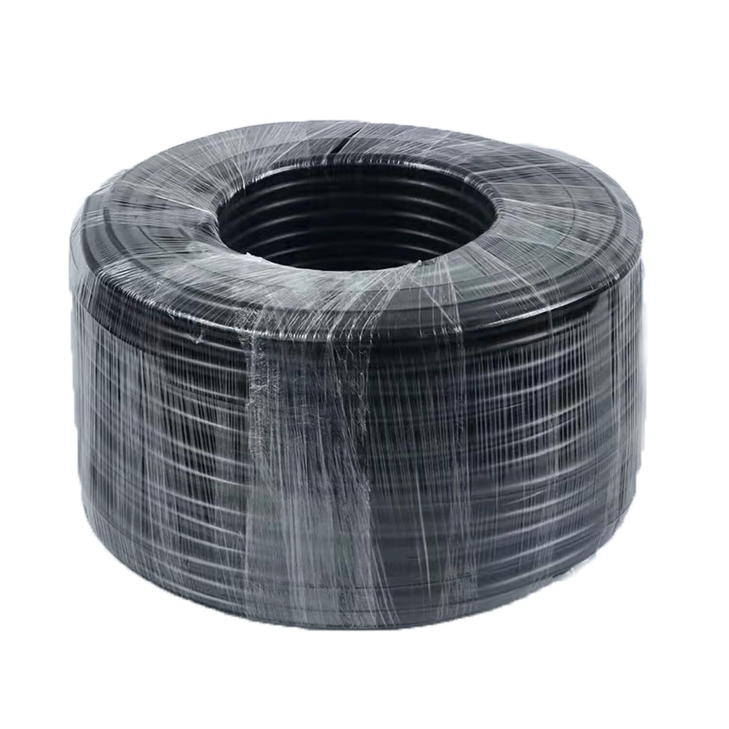 Schwarzer gewichteter selbstsinkender Luftschlauch, flexibler PVC-Luftleitungsschlauch für Aquarien und Koiteiche, umweltfreundlich, ungiftig für Fische und Pflanzen (Ø12 mm - Ø17 mm/10 m)