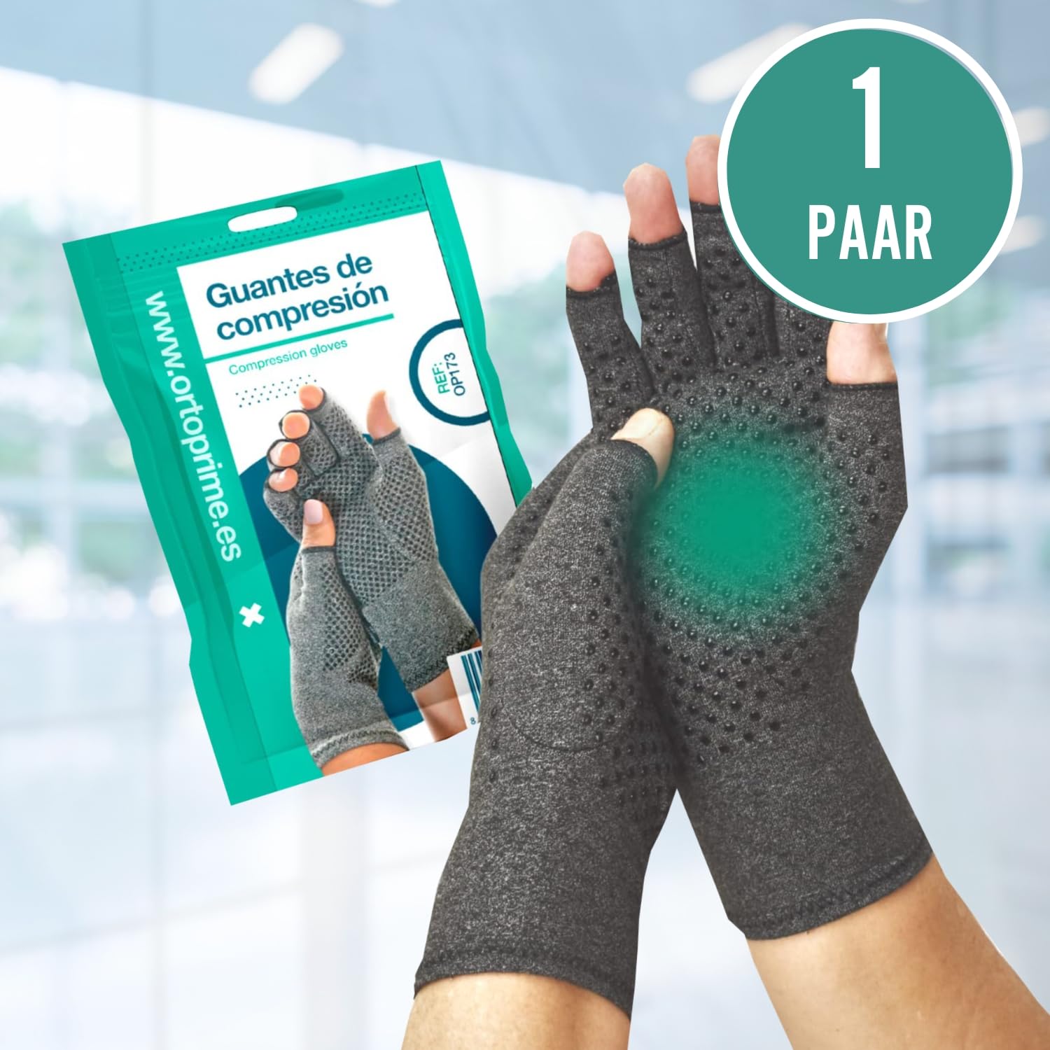 OrtoPrime Arthritis handschuhe - handschuhe fr arthrose - Schmerzlinderung  bei Rheuma und gegen Arthrose - kompressionshandschuhe - Antiarthritis  Hanschuhe Unisex Medium. : Amazon.de: Drogerie & Krperpflege