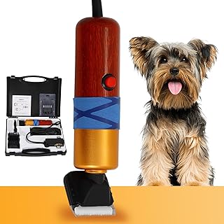 200W Electric Sheep Shears,with Plug&2 Blades Sheep Clippers Animal Shave Grooming Farm for Dog Cat Goat Alpaca,Dog Hair Clipper,Rabbit Shearing Hand Piece Cutter Pet Supplies,10ft Power Line,DC12V