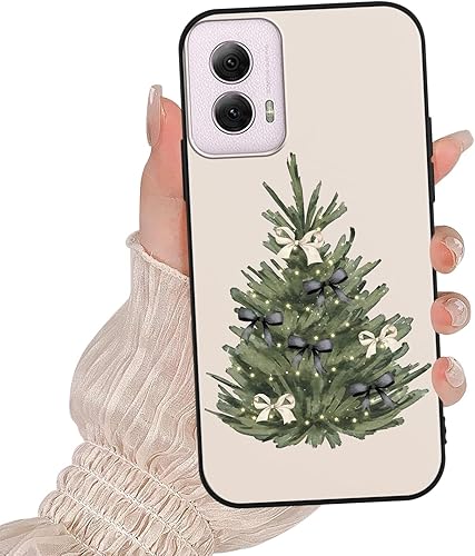 Merry Christmas Phone Case for Motorola Moto G Power (2024) 6.7",Xmas Pattern wi