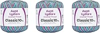 Vista 8 de Aunt Lydia Classic Dark Royal Crochet – 3 unidades de 350y/1,049.9 ft – Algodón – Calibre 10 – Crochet
