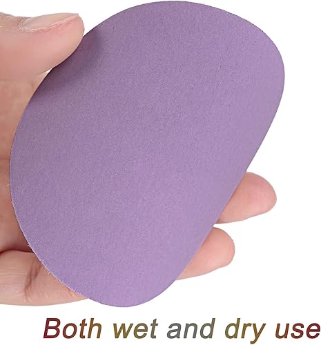 Miniatura 3 de uxcell 30 discos de lijado morados de 3 pulgadas, 7000 granos, gancho y bucle, papel de arena profesional de óxido de aluminio, pulido húmedo y seco