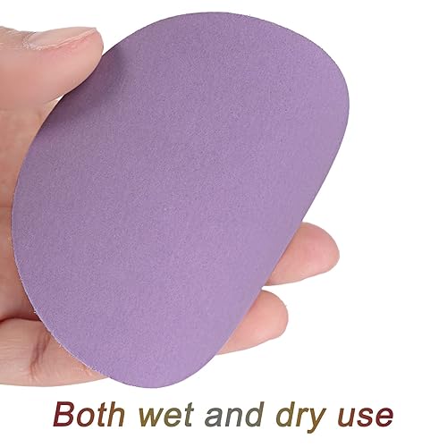 Miniatura 3 de uxcell 30 discos de lijado morados de 3 pulgadas, 7000 granos, gancho y bucle, papel de arena profesional de óxido de aluminio, pulido húmedo y seco