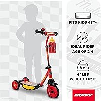 Vista 11 de Huffy Toddler 3-Wheel Scooter for Kids, Multiple Colors & Licensed Character Graphics, Ages 3+, Durable Steel Frame, Wide Non-Slip Deck, Stable