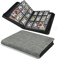 Vista 29 de Carpeta Toploader CARDBINDER, Estuches Duros Toploader, Fundas de 4 Bolsillos para hasta 128 Tarjetas. Carpeta de Tarjetas Toploader con Fundas