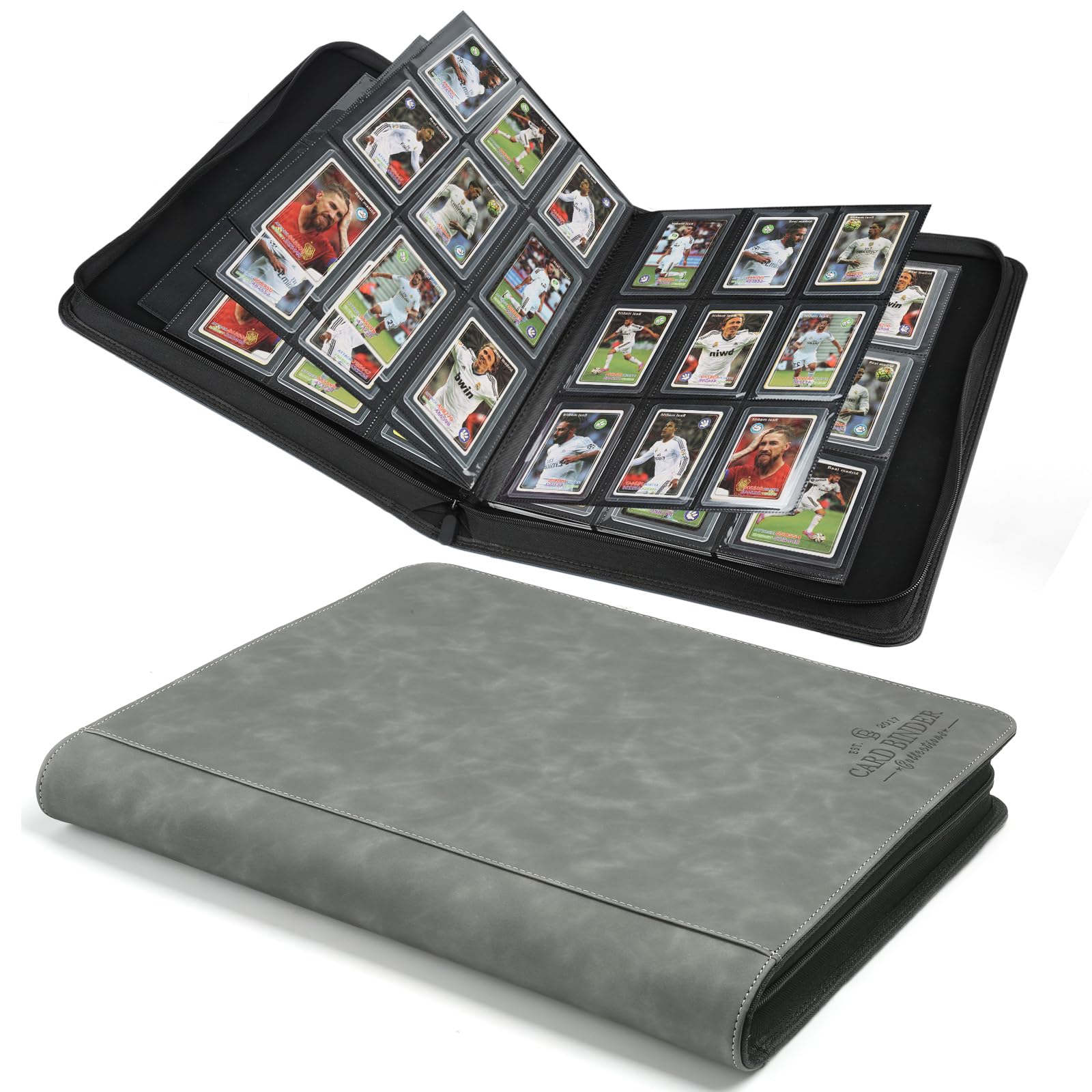 Amazon.com: Toploader Binder,Toploader Hard Cases, 9-Pocket Pages