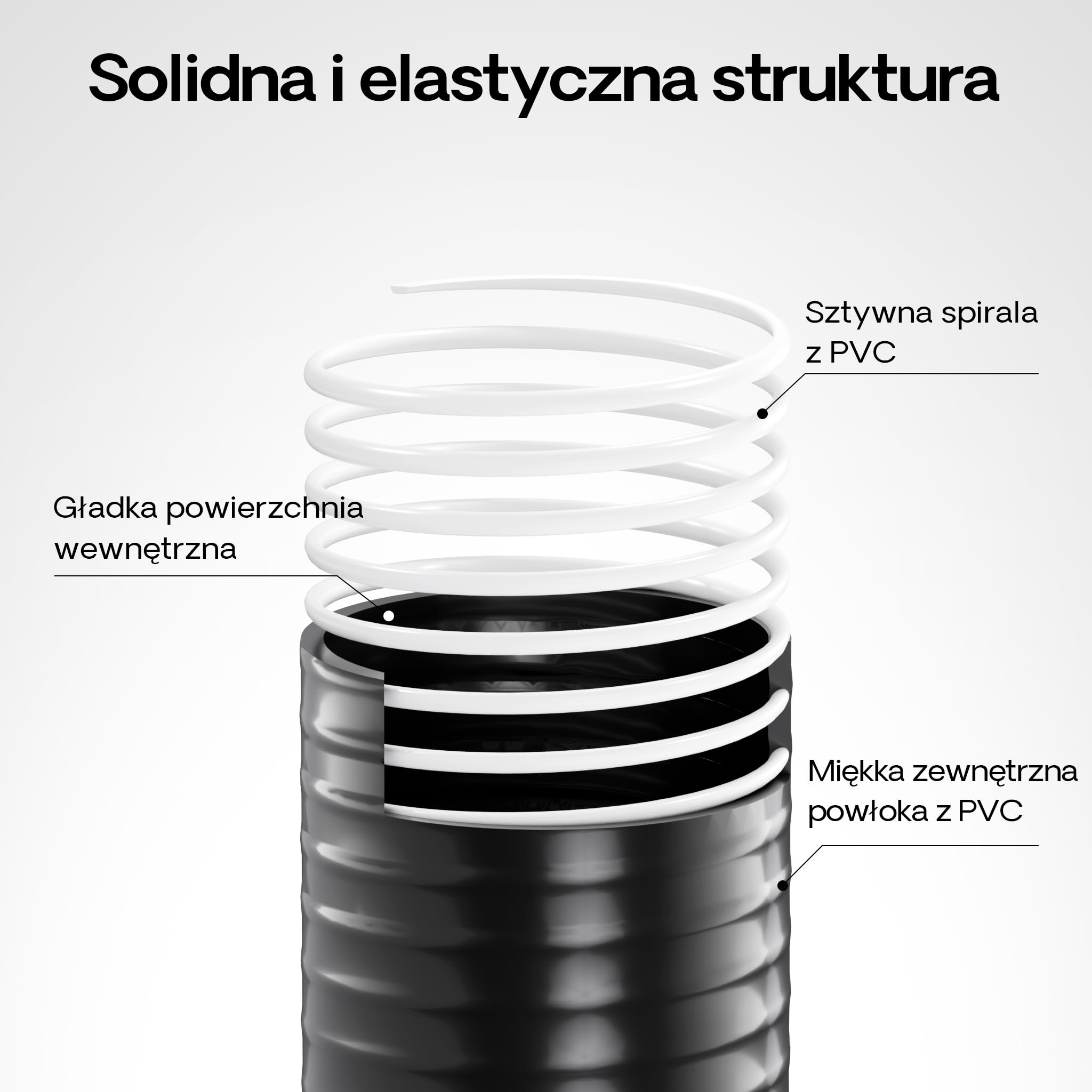 Wiltec wąż tłoczny i ssawny 10m wąż do oczka wodnego 38mm (1 1/2") czarny odporny na zimno do -5 °C, bardzo dobra odporność na promieniowanie UV wąż do pompy