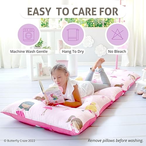 Miniatura 32 de Tumbona para niña. Fundas hechas de suave felpa de primera calidad. Perfecta para leer, mirar televisión, y fiestas de pijamas. Rosa Polka,Coches