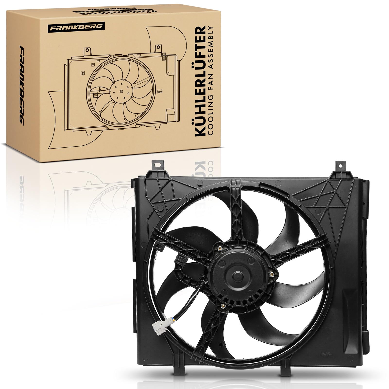 Frankberg V.e.n.t.ola del radiatore V.e.n.t.ola del radiatore ad acqua Compatibile con Micra IV K13K K13KK 1.2 1.2 LPG 2010-2025 Replace# 214031HC1B