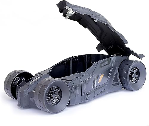 Miniatura 7 de dc comics Batman Batmobile Pack + Batman 30 cm Batmobile Vehicle and 30 cm Articulated Figure  Children's Toy 4 Years and Above