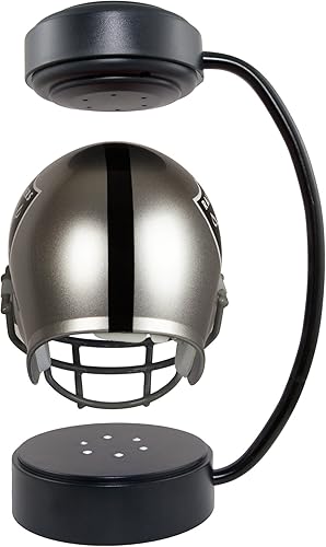 Miniatura 40 de Pegasus Sports Casco flotante giratorio de la NFL con iluminación LED Color del equipo,Las Vegas Raiders