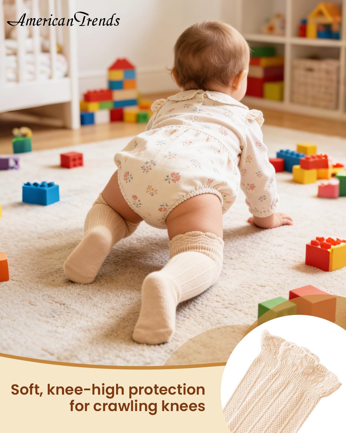 Bebé Niñas Calcetines Altos Tubo Algodón Lindo Medias Paquete de 5 Largos Unisex Infantes Niño Calcetines Medias Bebé Regalos - - 12-36 meses
