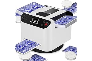Automatic Card Shuffler and Dealer 2-in-1: The Ultimate Card-Playing Companion