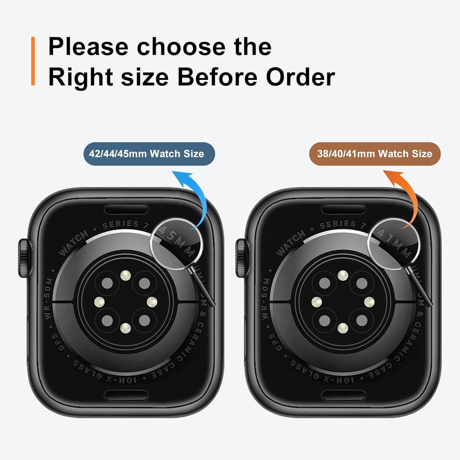 Genuine Leather Watch Band Compatible with Apple Watch,German Cowhide,Retro Style,Silver Buckle,6 Colors,38/40/41mm and 42/44/45mm