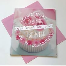 Cupcake Discovery Birthday Card - Carlton Cards