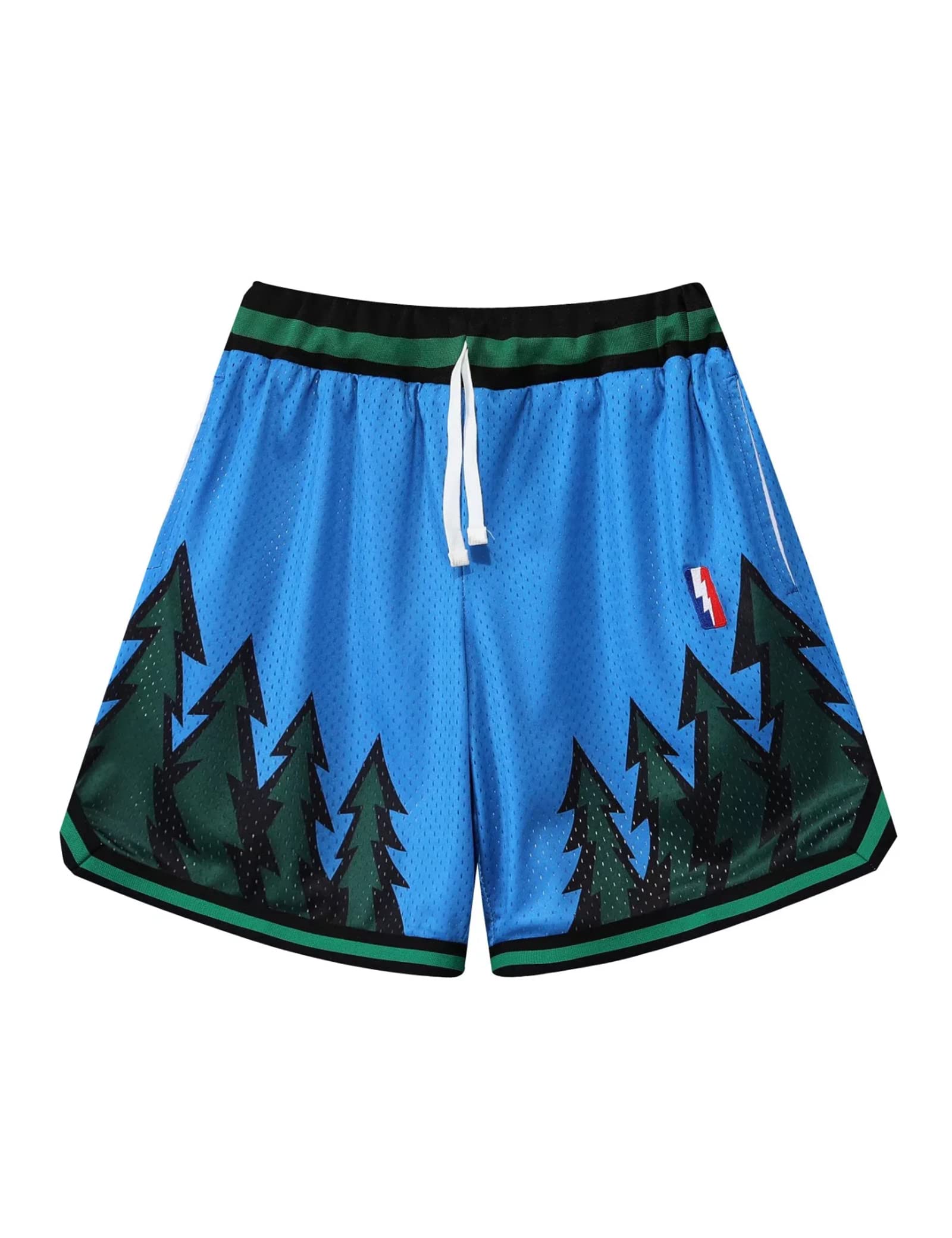 DIOTSR Mens Retro Basketball Shorts Running Athletic Graphic Shorts Streetwear Designer with Pockets