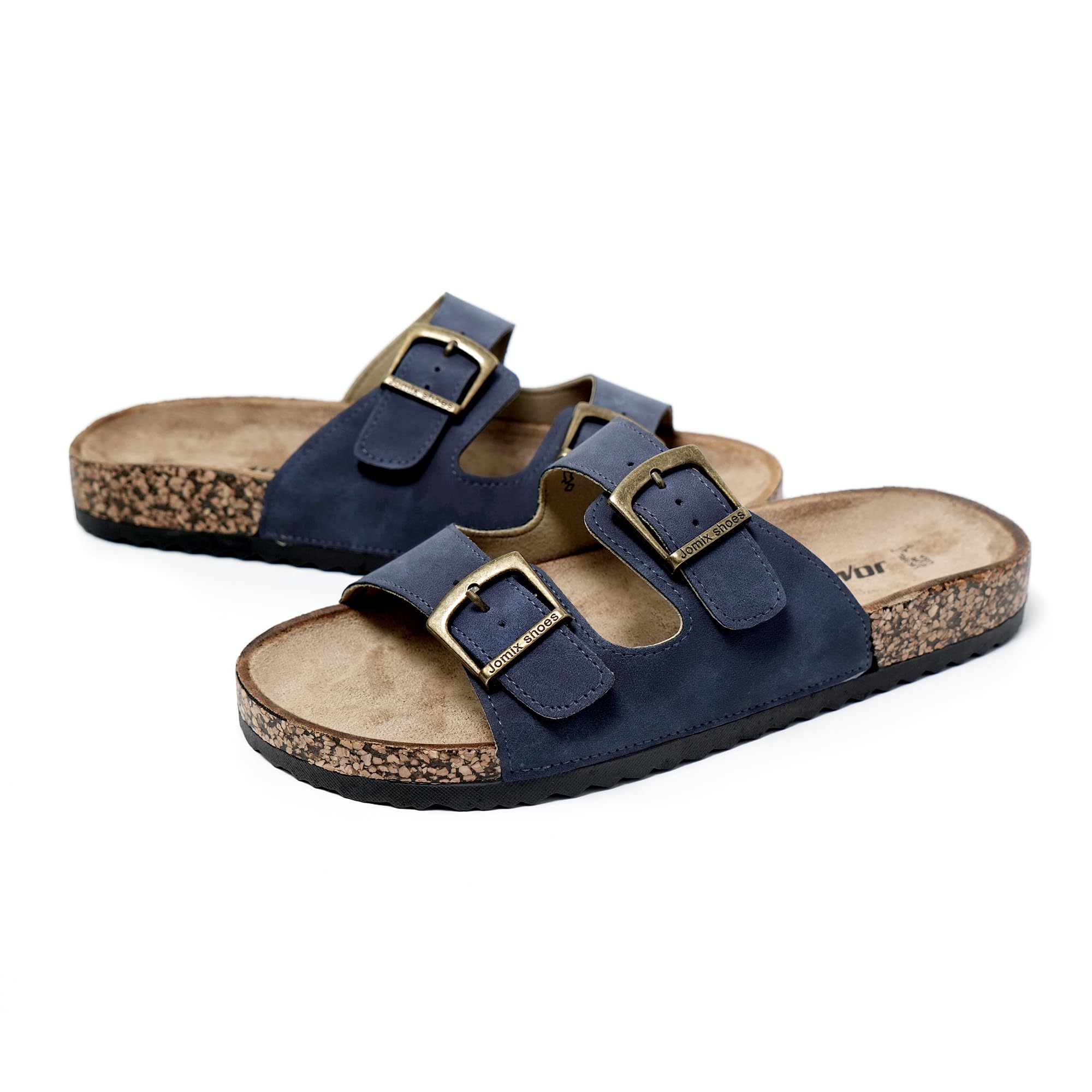 JOMIX Sandales Homme Tongs Hommes Chaussons d'été Chaussures de Plage Confortables pour Maison Piscine Mer Douche