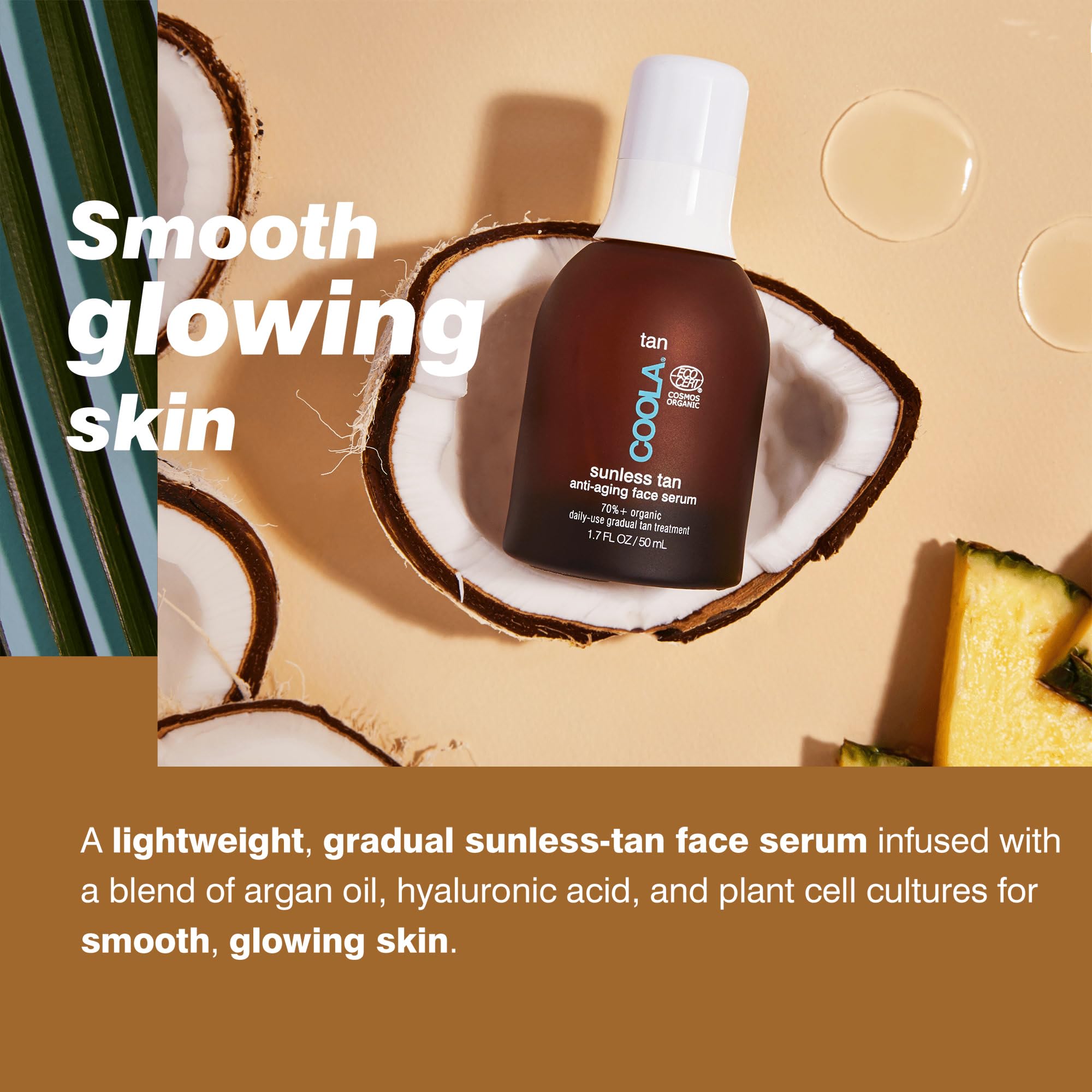 COOLA Sunless Tan Anti-Aging Face Serum, 50ml