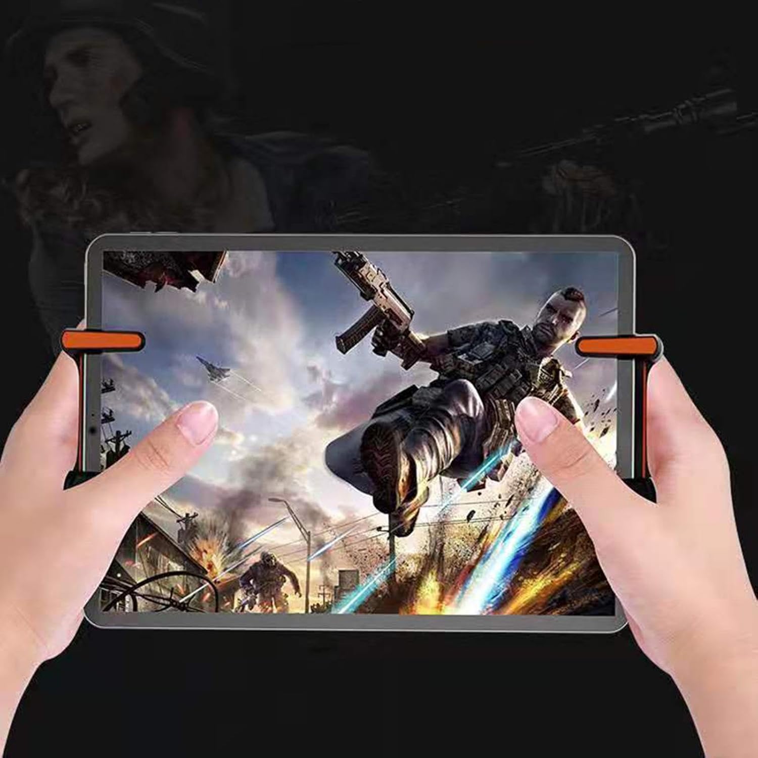 MLKOSS Trigger Controller for Tablet, L1R1 Shooter Trigger Fire Button Joystick for Mobile Phone