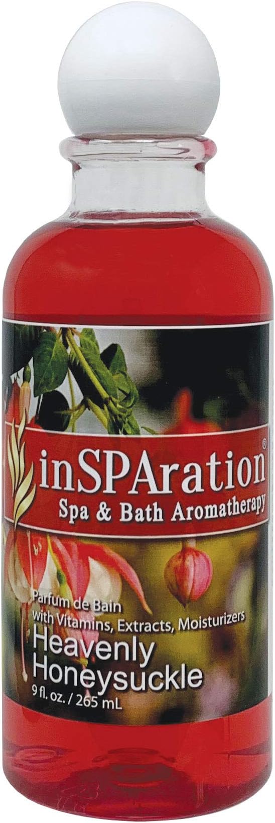 inSPAration Spa and Bath Aromatherapy 118X Spa Liquid, 9-Ounce, Heavenly Honeysuckle