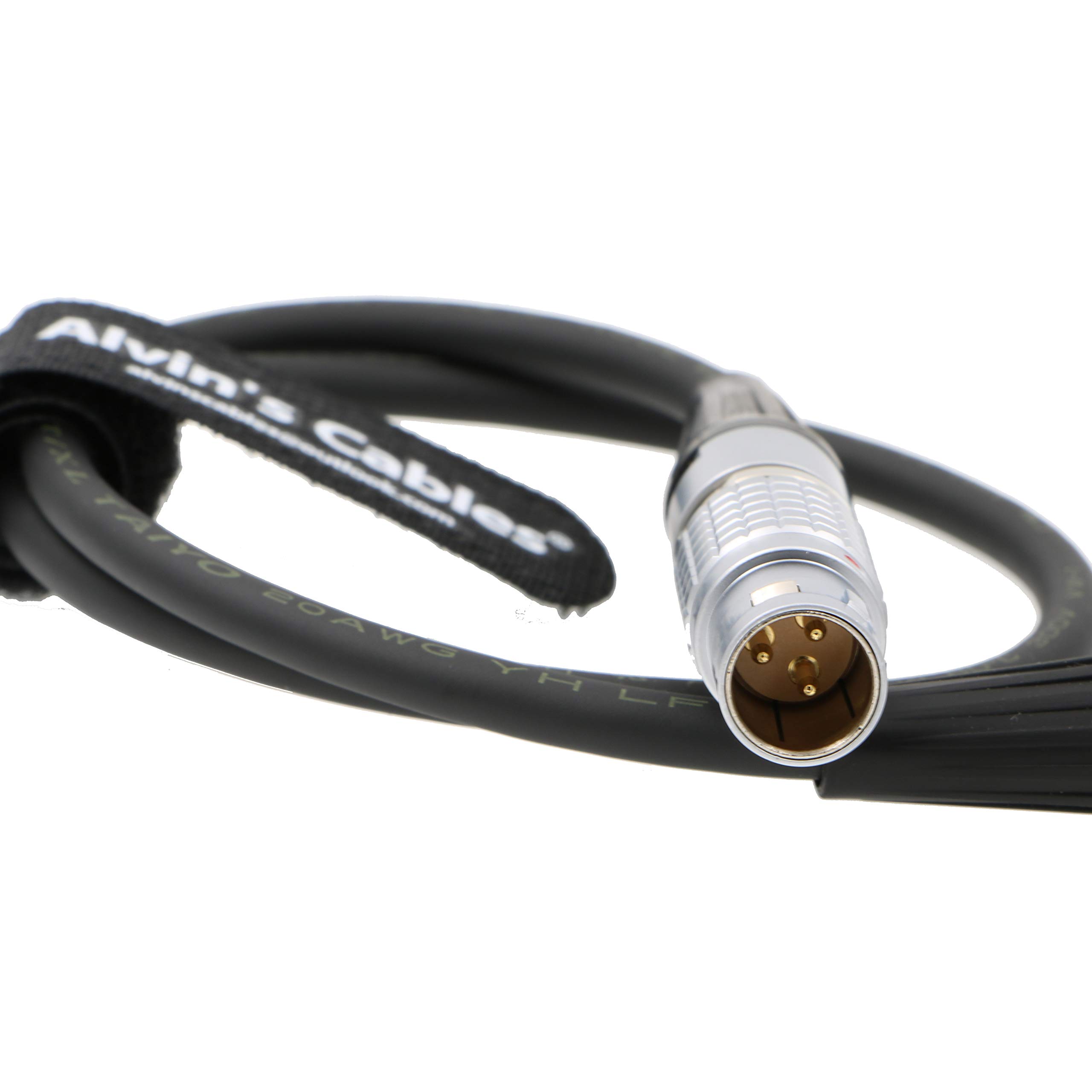 Alvin's Cables 3-pinowe męskie CAM PWR do 2-pinowe żeńskie Alexa 24 V stabilizacja Tiffen Ultra 2C Steadicam M1 kabel