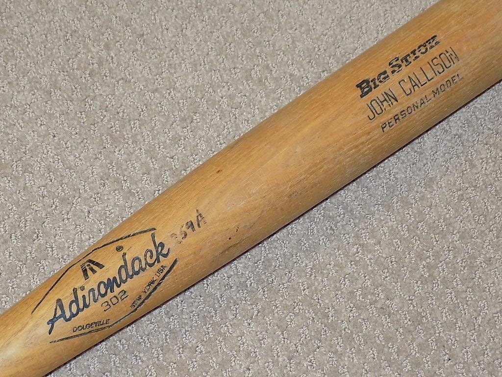 John Callison Game Used Bat Chicago Cubs Phillies PSA/DNA Certified