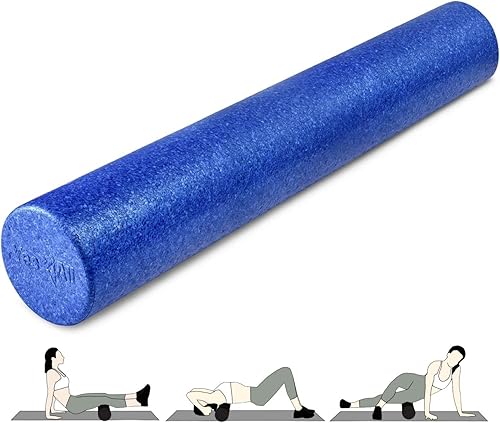 Miniatura 40 de Yes4All High-Density EPP Round Back Roller Foam, Exercise Foam Roller for Yoga, Pilates & Stretching - 12, 18, 24, 36 inch Púrpura,B. negro,azul,