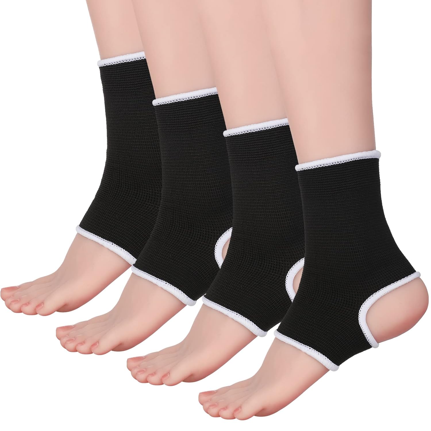 Prasacco 2 Pair Compression Kid Ankle Brace, Elastic Ankle