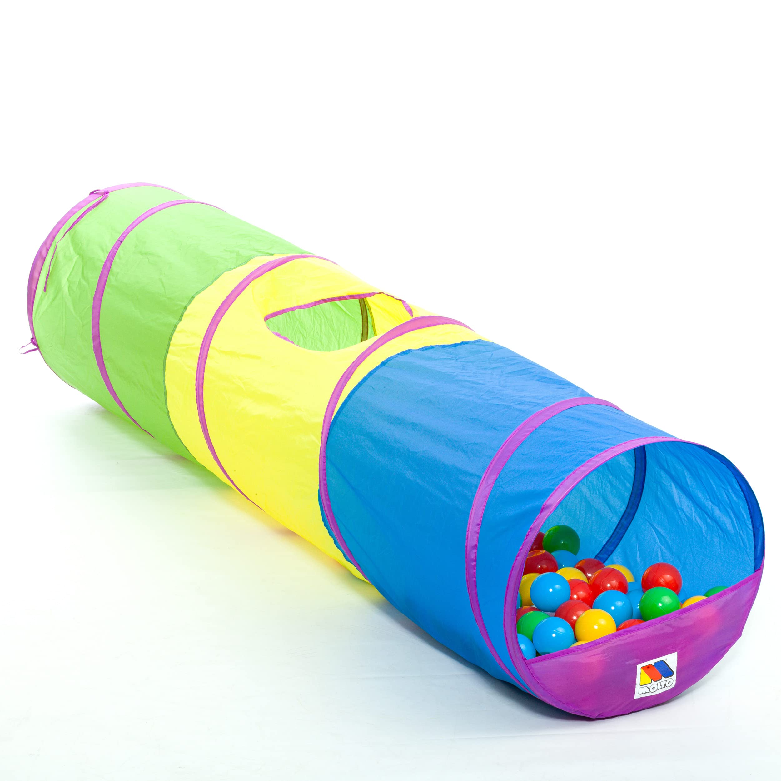 Image secondaire de Tunnel Pliable avec 25 Balles - Jouet Éducatif pour Enfants