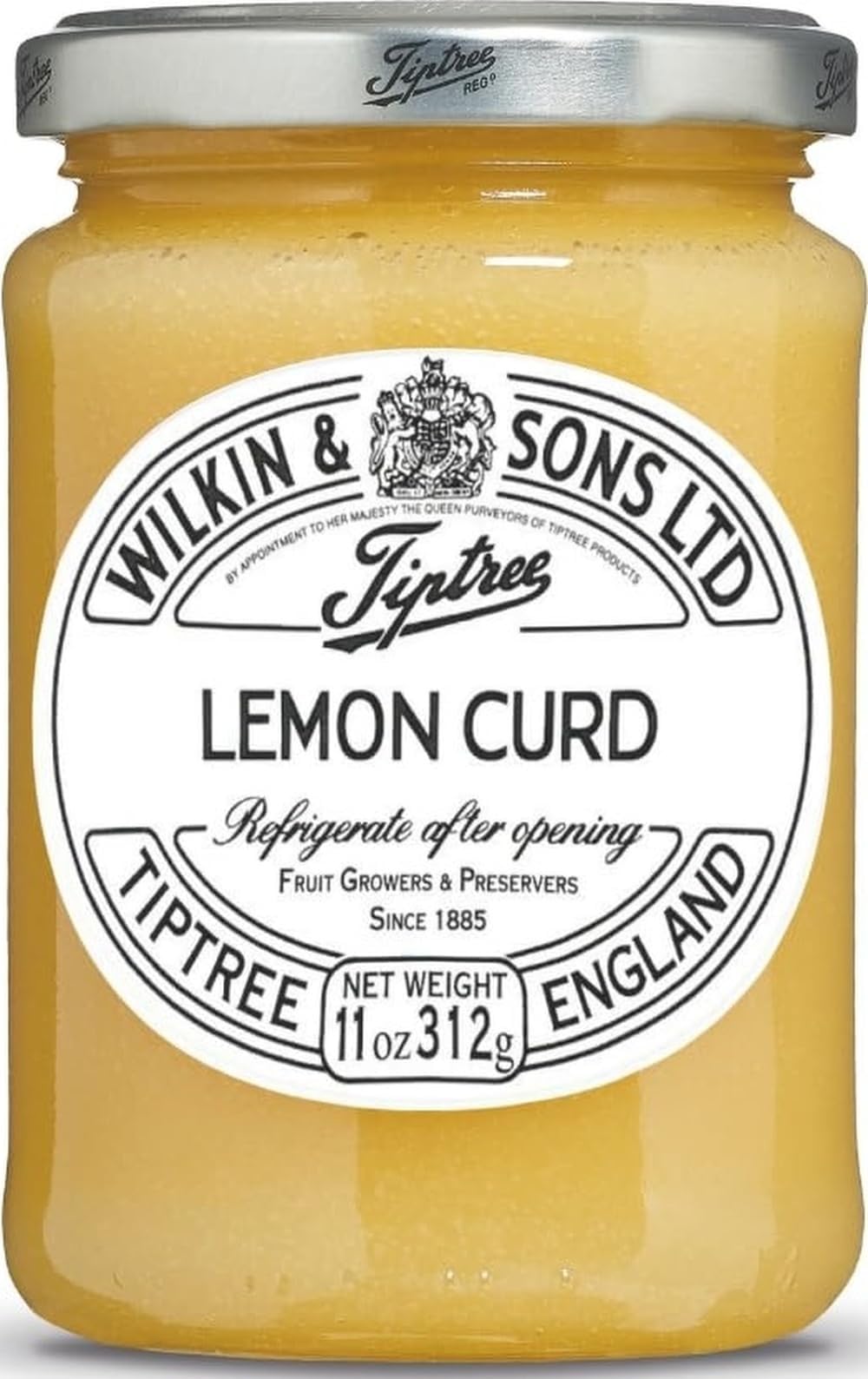 Tiptree Lemon Curd, 11 Ounce Jar (312g)
